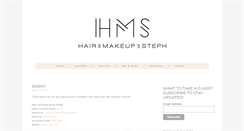 Desktop Screenshot of blog.hairandmakeupbysteph.com